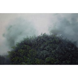 Ceața 3 - pictură în ulei pe pânză, artist Cristian Porumb